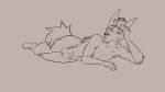  16:9 anthro canid canine draw_me_like_one_of_your_french_girls genitals hi_res hyena male mammal meme nude penis solo tasteful_nudity widescreen xrau 