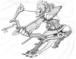  absurd_res action arrow_(disambiguation) avian bow_(disambiguation) gorath hi_res lost nintendo rito shot_(disambiguation) sketch the_legend_of_zelda 