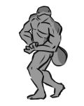  advos anthro biceps big_muscles clodsire digital_media_(artwork) fingers flexing generation_9_pokemon grey_body hi_res looking_at_viewer male muscular muscular_anthro muscular_male nintendo nude pecs pokemon pokemon_(species) pose simple_background sketch smile solo standing white_background 