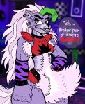  absurd_res anthro armpit_hair big_pubes body_hair canid canine canis facial_hair female female_with_facial_hair five_nights_at_freddy&#039;s five_nights_at_freddy&#039;s:_security_breach hairy hi_res lipstick makeup mammal norazors_(artist) pubes roxanne_wolf_(fnaf) scottgames solo steel_wool_studios wolf 