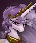  absurd_res crown equid equine eyeshadow fan_character female friendship_is_magic hair hasbro headgear hi_res horn makeup mammal my_little_pony pink_eyeshadow pink_hair portrait princess_celestia_(mlp) princess_molestia purple_eyes solo sparkles tiara unicorn xbi 