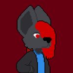  animated anthro canid canine canis clothing flat_colors fur hair jacket looking_at_viewer low_res male mammal predytrevey_(artist) shaded simple_background simple_eyes simple_shading smile smiling_at_viewer speedy_(speedysnack) speedysnack_(artist) topwear walking wolf 