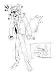  alternate_species angry anthro bodily_fluids bottle canid canine clenched_teeth container crowley_(good_omens) derckrey digitigrade english_text eyewear feral fox furrification good_omens hi_res male mammal reptile scalie signature snake sunglasses tears teeth text 