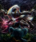  darkrai highres humanoid pixiv pokemon protecting rain team_rocket thunder 