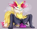  &lt;3 absurd_res anal anal_penetration anthro anus balls black_balls black_body black_fur blush braixen breath canid canine chastity_cage chastity_device clenched_teeth colored crouching dildo dildo_in_ass dildo_insertion dildo_sitting fermusieboir4 fur generation_6_pokemon genitals green_eyes grey_(dgbraixen) grey_background hi_res humanoid_dildo inner_ear_fluff male mammal motion_blur motion_lines nintendo object_in_ass one_eye_closed onomatopoeia penetration plap pokemon pokemon_(species) red_body red_fur sex_toy sex_toy_in_ass sex_toy_insertion shaded shaking signature simple_background solo sound_effects teeth text thick_thighs tremble_spikes trembling tuft yellow_body yellow_fur 