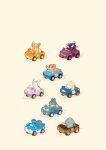  :d arm_up azumarill bright_pupils brown_eyes car clodsire closed_mouth commentary dondozo english_commentary fangs furrowed_brow gastly gengar golduck goodra green_eyes hand_up hands_up highres looking_at_viewer marill motor_vehicle munchlax no_humans notice_lines open_mouth pawmo pawmot pokemon pokemon_(creature) psyduck quagsire simple_background sitting sliggoo smile snorlax tatsugiri tatsugiri_(curly) teeth tongue tongue_out v-shaped_eyebrows waving white_pupils wooper yellow_background zozozoshion 
