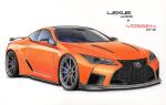  car highres lexus lexus_lc motor_vehicle no_humans original simple_background spoiler_(automobile) stance_(vehicle) sting_custom traditional_media vehicle_focus vehicle_name white_background 