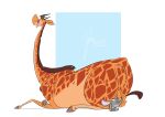  absurd_res ambiguous_gender big_butt butt duo female feral fur giraffe giraffid hashira_the_giraffe hi_res hooves mammal mouse murid murine open_mouth orange_body orange_fur rodent windspan 