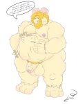  3:4 anthro asgore_dreemurr blonde_hair body_hair boss_monster bovid caprine digestion duo fur goat goat_dad hair hi_res jon_noj long_ears male male/male mammal size_difference solo text undertale undertale_(series) vore white_body white_fur 