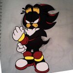  anthro black_body chest_tuft clothing crossover digital_media_(artwork) domestic_cat eulipotyphlan felid feline felis footwear garfield_(series) garfield_the_cat gloves handwear hedgehog humor male mammal meme persian_cat red_eyes saturbi sega shadow_the_hedgehog shoes solo sonic_the_hedgehog_(series) tail tuft white_clothing white_gloves white_handwear 