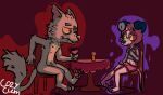  anthro blush blush_lines canid canine canis container cozy_cum_(artist) cup date dinner_date domestic_dog drinking_glass duo glass glass_container glass_cup hi_res male male/male mammal moody_lighting romantic romantic_ambiance romantic_couple romantic_dinner sea_salt smile toony were werecanid werecanine werewolf wholesome wine_glass 