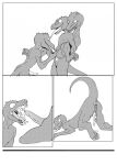  3th_edition anthro dungeons_and_dragons group group_sex hasbro hi_res kobold male male/male open_mouth orgy sex tail whitefenrril wizards_of_the_coast 