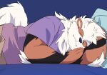  2023 anthro anthrofied arcanine bed biped black_nose bottomwear clothing furniture generation_1_pokemon hi_res inunoshippo kemono lying nintendo orange_body pillow pokemon pokemon_(species) shirt shorts sleeping solo topwear 