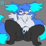  1:1 2023 3_eyes 3_tails anthro anus big_breasts big_ears big_hair big_tail biped black_body black_fur blue_body blue_ears blue_eyes blue_fur blue_hair blue_pussy blue_tail braixen breasts canid canine chest_tuft female fox fur fur_markings generation_6_pokemon genitals hair hi_res humanoid_genitalia humanoid_pussy lilya_nida long_hair mammal markings multi_eye multi_tail multicolored_body multicolored_ears multicolored_eyes multicolored_fur nintendo paws pink_eyes pokemon pokemon_(species) presenting presenting_pussy purple_eyes pussy shoulder_tuft signature solo spread_pussy spreading tail tail_markings tammy_(lilya_nida) trans_(lore) tuft two_tone_body two_tone_ears two_tone_fur two_tone_tail white_body white_fur white_tail 