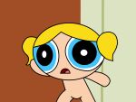  1girl :o absurdres blonde_hair completely_nude highres non-web_source nude nude_filter off-topic powerpuff_girls screenshot solo third-party_edit 