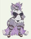  absurd_res anthro big_(disambiguation) breasts clothing collar custom design_(disambiguation) domestic_cat felid feline felis female footwear furry generation_4_pokemon goth hi_res high_heels invalid_tag leather mammal mekmarchu nintendo pokemon pokemon_(species) punk purugly rock solo thick_thighs thighs wide wide_hips 