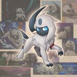  1:1 absol blue_eyes claws exclamation_point feral fur generation_3_pokemon haychel hi_res kareena_(haychel) mycaelis nintendo open_mouth open_smile pokemon pokemon_(species) smile solo tail white_body white_fur 