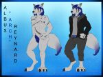  absurd_res arkanumzilong_(artist) canid canine fox hi_res male mammal model_sheet sfw 