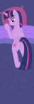  absurd_res asiagosandwich bed dakimakura_design equid equine female feral friendship_is_magic furniture hair hasbro hi_res hooves horn horse lying mammal my_little_pony on_bed on_front pillow pony purple_body purple_eyes purple_hair solo twilight_sparkle_(mlp) underhoof winged_unicorn wings 