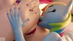  16:9 3d_(artwork) anal anthro big_butt butt butt_lick digital_media_(artwork) duo eyes_closed female female/female friendship_is_magic genitals hand_on_butt hasbro hi_res licking mlp_g5 my_little_pony nude oral pussy rainbow_dash_(mlp) rimming sex smile symm tongue tongue_out widescreen zipp_storm_(mlp) 