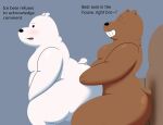  2023 absurd_res anal anal_penetration anthro bear big_butt black_eyes black_nose blue_background blush brown_bear brown_body brown_ears brown_fur brown_tail butt cartoon_network chair_position colossalstars digital_media_(artwork) duo english_text eyes_closed from_behind_position fur furniture grizzly_(wbb) grizzly_bear hand_on_butt hand_on_leg happy hi_res huge_butt ice_bear inside male male/male male_penetrated male_penetrating male_penetrating_male mammal obese obese_anthro obese_male on_sofa overweight overweight_anthro overweight_male penetration penile penile_penetration penis_in_ass polar_bear sex short_tail side_view simple_background sitting sitting_on_sofa smile sofa tail teeth text thick_thighs tongue ursine we_bare_bears white_body white_ears white_fur white_tail 