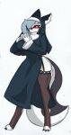  absurd_res anthro big_breasts big_butt blush breasts butt female helluva_boss hi_res loona_(helluva_boss) nun nun_outfit pace-maker small_waist solo wide_hips 