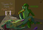  alligator alligatorid anal anthro bodily_fluids caught clothing crocodilian cum digital_media_(artwork) dominant duo erection five_nights_at_freddy&#039;s five_nights_at_freddy&#039;s:_security_breach fur genital_fluids genitals glamrock_freddy_(fnaf) green_body green_fur hair humanoid hybrid male male/male male_penetrated male_penetrating male_penetrating_male mammal mohawk montgomery_gator_(fnaf) mustelid natsu_hasegawa natsutheott nude orange_body orange_fur otter penetration penile penis procyonid raccoon red_hair reptile scales scalie scottgames sex steel_wool_studios tail text 