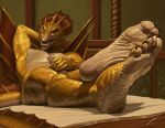  animal_humanoid anthro baaz brass_dragon_(dnd) dandzialf draconian dragon dragon_(dnd) dungeons_and_dragons feet foot_fetish foot_focus genitals hasbro hi_res humanoid male paws penis saras scalie scalie_humanoid slit solo toes wizards_of_the_coast 