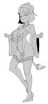  2023 accessory alternate_costume anthro asian_clothing asian_mythology bent_leg big_breasts bikini biped breasts chinese_clothing chinese_mythology clothed clothed_anthro clothed_female clothing curvy_figure dbaru digital_drawing_(artwork) digital_media_(artwork) domestic_cat east_asian_clothing east_asian_mythology eyelashes felid feline felis female female_anthro footwear frilly frilly_clothing frilly_legwear frilly_stockings full-length_portrait furgonomics gem greyscale hair halloween hat headgear headwear hi_res high_heels holidays ineffective_clothing jewelry jiangshi legwear long_legs long_sleeves looking_at_viewer mammal monochrome mouth_closed mythology necklace ofuda ofuda_on_breast ofuda_on_pussy on_one_leg pearl_(gem) pearl_necklace portrait pose prick_ears pussycat_(takena_nagao) ring short_hair sling_bikini smile smiling_at_viewer smirk smirking_at_viewer solo standing stockings straight_leg swimwear tail tail_accessory tail_jewelry tail_ring takena_nagao talisman three-quarter_view topwear undead wide_hips 