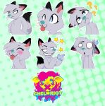  artic canid canine fluffy fox furryart hi_res invalid_tag kiri mammal stickers 