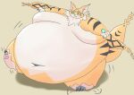  bandai_namco belly big_(disambiguation) digimon digimon_(species) kazutti meicoomon overweight weight_gain 
