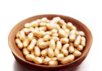  blurry blurry_background bowl depth_of_field enonnbo food food_focus no_humans original peanut shadow simple_background still_life white_background 