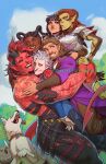  astarion_(baldur&#039;s_gate) baldur&#039;s_gate black_hair brown_hair canid canine canis domestic_dog dungeons_and_dragons elf embrace female feral gale_(baldur&#039;s_gate) githyanki group group_hug hair hasbro hi_res hug human humanoid humanoid_pointy_ears karlach lae&#039;zel male mammal mistercrowbar owlbear red_body scratch_(baldur&#039;s_gate) shadowheart spade_tail tail tiefling vampire white_hair wizards_of_the_coast wyll_(baldur&#039;s_gate) 