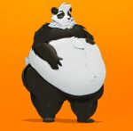  absurd_res bear giant_panda hi_res male mammal overweight overweight_male slightly_chubby smile vivvanne 