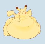  belly big_belly big_butt butt feral generation_1_pokemon hi_res huge_butt huge_thighs hyper hyper_belly hyper_butt hyper_thighs male morbidly_obese morbidly_obese_feral morbidly_obese_male navel nintendo obese obese_feral obese_male open_mouth overweight overweight_feral overweight_male pikachu pokemon pokemon_(species) pompuffy_(artist) simple_background simple_eyes smile solo tail thick_thighs yellow_body 