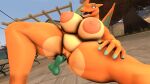  3d_(artwork) anthro big_breasts blush breasts charizard colored_nails digital_media_(artwork) dildo dildo_insertion dragon female generation_1_pokemon genitals hi_res humanoid intersex intersex/female mature_female nails nintendo nipples open_mouth penetration pokemon pokemon_(species) puffy_nipples pussy sex_toy sex_toy_insertion solo source_filmmaker spread_legs spread_pussy spreading vaginal vaginal_penetration wolfyxcharged00 