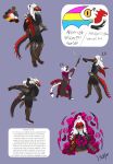  absurd_res adderrod aemon_blackfyre andromorph anthro blury character_name duo felid fighting_pose hi_res humanoid intersex lizard male male/male mammal model_sheet pantherine pose reptile scalie solo tiger 