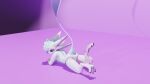  3d_(artwork) absurd_res anthro avali avali_(original) avian butt clothed clothing diaper diaper_fetish diaper_only digital_media_(artwork) featherless hi_res infantilism lying on_front pattern_diaper pose smile snowie1_(artist) snowie_(avali) solo topless wearing_diaper 