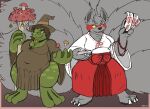 after_transformation amphibian canid canine canis frog gender_transformation magic_user male_to_female mammal overweight run_rabbit_bounce slightly_chubby transformation wg witch wolf 