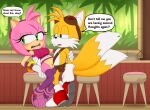  amy_rose cheating_girlfriend excito female genitals hi_res infidelity male male/female miles_prower pussy sega sonic_boom sonic_the_hedgehog_(series) 