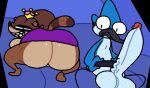  2023 animated anthro anus avian balls beak big_balls big_butt big_penis bird black_beak black_eyes black_nose blue_body blue_feathers blue_jay blue_sofa breasts brown_body brown_ears brown_fur brown_hair brown_tail butt cartoon_network controller corvid crossgender crouching crown digital_media_(artwork) duo erection feathers female fur furniture game_controller genitals grin hair half-closed_eyes headgear holding_controller holding_game_controller holding_object huge_penis hyper hyper_genitalia hyper_penis inside jay_(bird) looking_at_another looking_back loop male mammal mario_bros mordecai_(regular_show) mtf_crossgender multicolored_body multicolored_feathers multicolored_fur narrowed_eyes new_world_jay nintendo on_sofa oscine passerine penis presenting presenting_hindquarters procyonid pussy raccoon regular_show rigbette_(benson_dancing) rigby_(regular_show) shaking shaking_butt sitting sitting_on_sofa smile sofa stick_legs super_crown superiorfox tail teeth thick_thighs twerking two_tone_body two_tone_feathers two_tone_fur two_tone_tail vein veiny_penis white_body white_feathers x_anus 