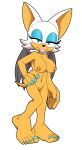  5_toes absurd_res barefoot bat blue_toenails breasts colored_nails feet female foot_ninja15 genitals hi_res humanoid mammal nails nipples nude pussy rouge_the_bat sega solo sonic_the_hedgehog_(series) toes 