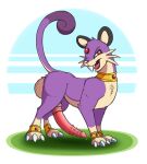  absurd_res anklet balls bodily_fluids buckteeth dripping emenius feral fusion gem generation_1_pokemon genital_fluids genitals hi_res hybrid jewelry male nintendo penile_spines penis persian_(pokemon) pokemon pokemon_(species) pokemon_fusion precum precum_drip rattata solo teeth 