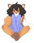  anthro astra canid canine clothing elronya fan_character female fox hair mammal solo 