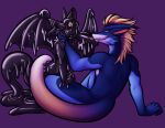  anthro cuddling dragon drake_(disambiguation) embrace hi_res hug latex melting raining resin rubber snug teryx teryx_commodore 