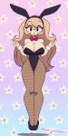  animated big_breasts black_heels breasts bunny_costume clothing costume female fishnet fishnet_legwear hair human humanoid legwear long_hair mammal scruffmuhgruff solo 