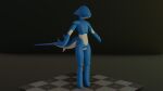  3d_(artwork) anthro blender_(software) digital_media_(artwork) feral hi_res kidran low_poly male solo unfinished 