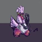  animal_humanoid anthro avian avian_humanoid bird bird_humanoid blush bodily_fluids clothed clothing diaper diaper_fetish diaper_only diaper_squish diaper_use feathers genital_fluids gynomorph hi_res hose hose_inflation humanoid infantilism intersex kneeling shiloh(surrender2strawberri) solo surrender2strawberri tail_feathers topless urine water water_hose wearing_diaper wet_diaper wetting white_diaper 