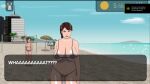  aunt beach bikini game_cg highres snarkmultimedia swimsuit 