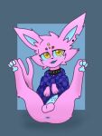  absurd_res alxdraws anus clothing collar eeveelution espeon feral fur generation_2_pokemon genitals hi_res hoodie lee_(squishy) male nintendo pawpads penile_spines penis pink_body pink_fur pokemon pokemon_(species) presenting presenting_anus solo solo_focus spiked_collar spikes topwear 